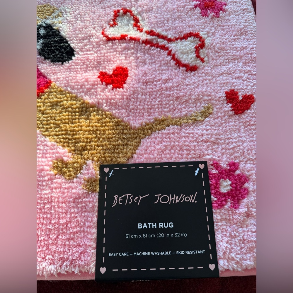 Dachshund Valentine Rug - Picture 2 of 3